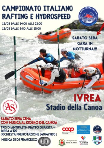 locandina gara rafting